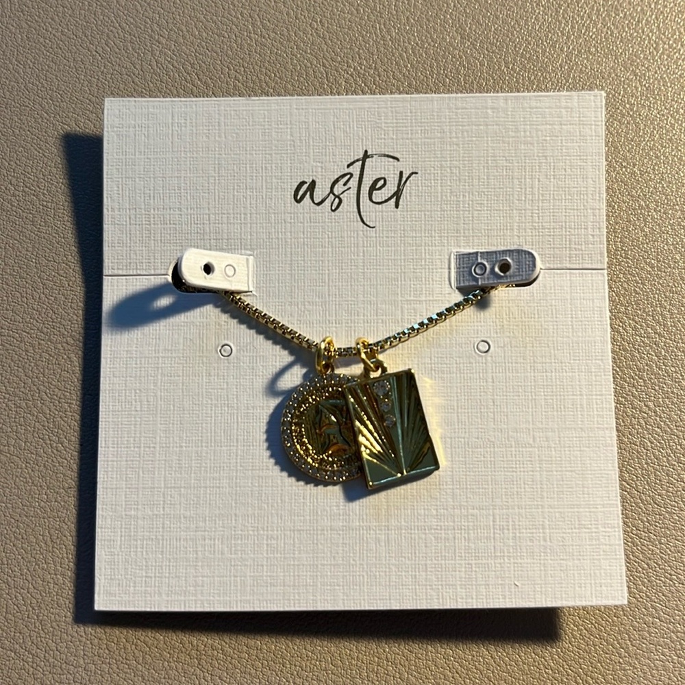 Aster Cypress Necklace NWT